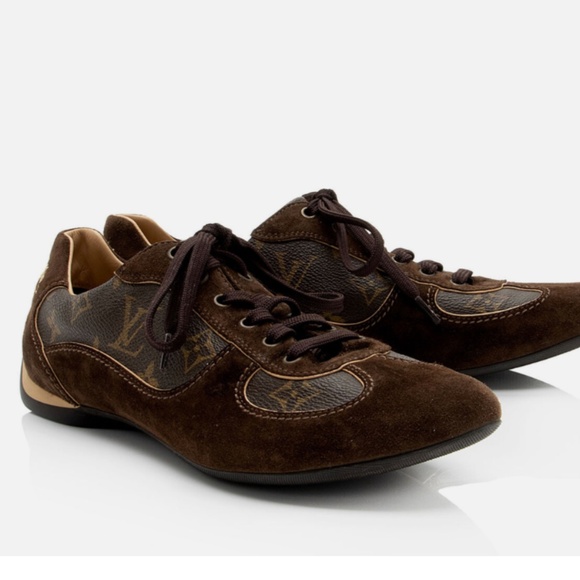 Louis Vuitton Men’s Energie Sneaker Brown Leather LV size 9 - Picture 5 of 11